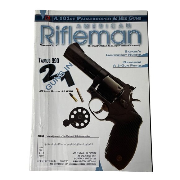 American Rifleman NRA Magazine November 2011 Vol 159 No 11 u National Rifle Ass - Picture 1 of 12